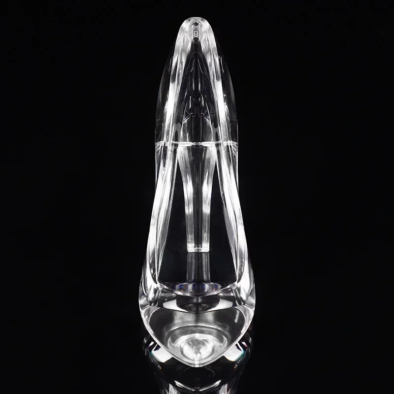 

1pcs NewTiktalk Cinderella Crystal Shoes Kids Birthday Gift Home Decor High-Heeled Wedding Figurines Miniatures Ornament
