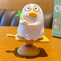 Funny Little Liu Duck Shaking Car Ornaments Statue Cartoon Little Liu Duck Car Decoration Collection Cute Car Bobblehead Figure