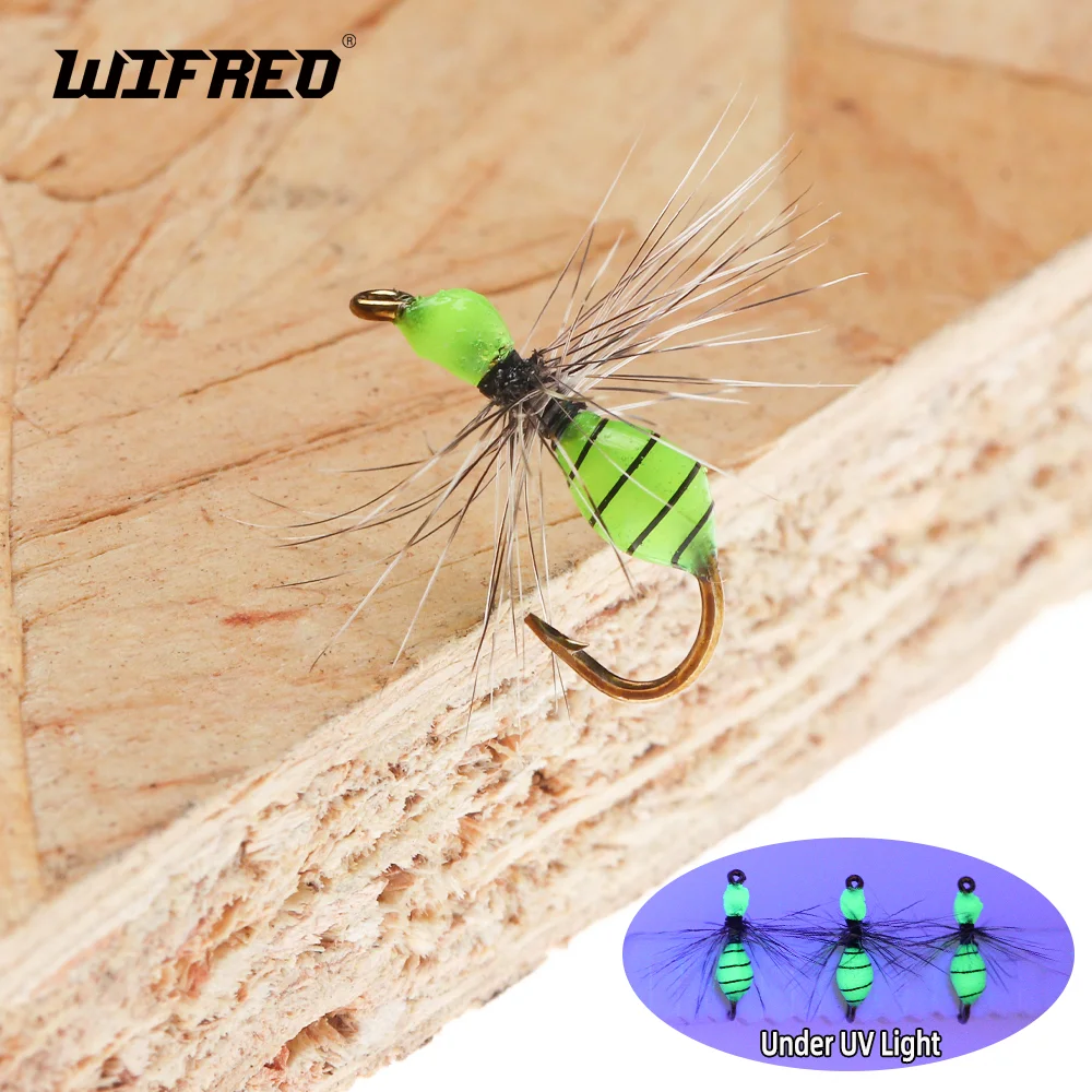 

Wifreo 6pcs Epoxy Ant Dry Fly Nymph Fly Fishing Flies Terrestrial Fly Artificial Insects Lure Trout Fishing Lure Baits