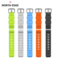 Color Silicone Strap Quick Release 24mm Sports Rubber Watch Strap Compatible with APACHE AQUA GAVIA