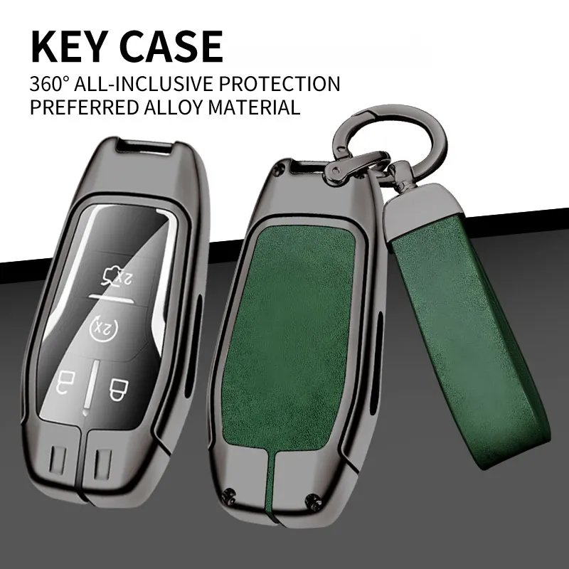 Car Key Protective Case For Lincoln MKZ MKC 2013-2017 Remote Key Fob Cover Funda Llave Llavero Cubierta De Control Remoto