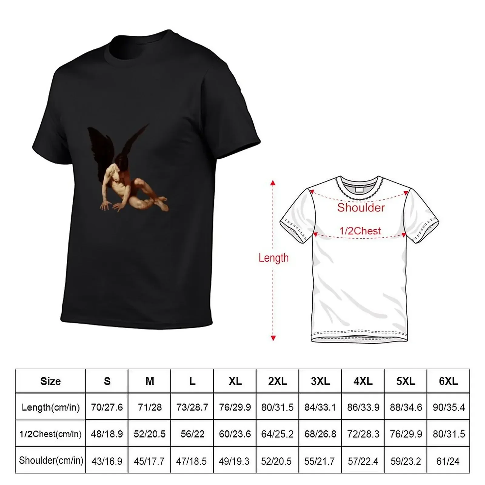 Transgender / top surgery scars Fallen angel T-Shirt custom shirt cute clothes rapper graphic tees shirts men graphic