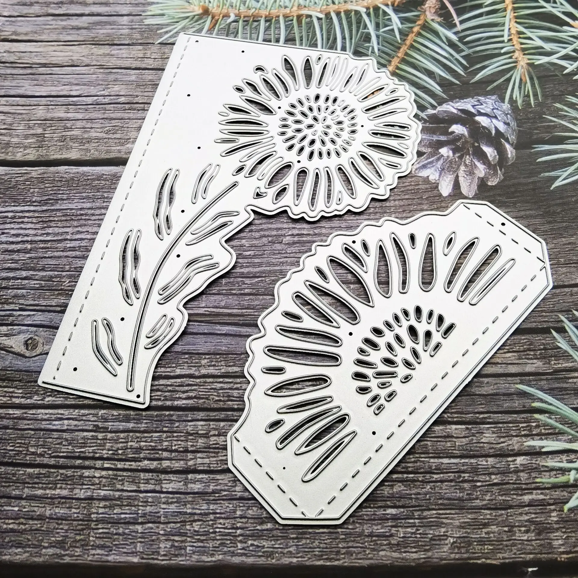 Metal Cutting Dies Chrysanthemum Sunflower Stencils for DIY Scrapbooking/Photo Album Decorative Embossing Paper Card Decoration