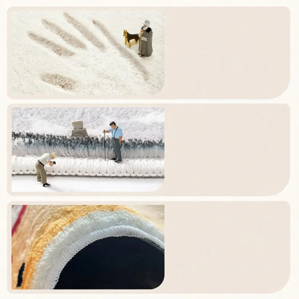 Retro Checkered Bath Mat Soft Polyester Absorbent Rug For Feitao Bathroom Toilet Floor Decor Anti Slip Washable Foot Carpet