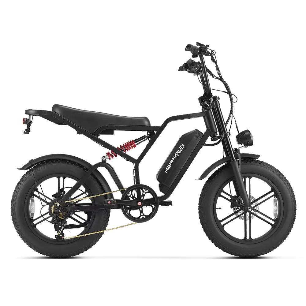 

HAPPYRUN Tank G60C 20 "* 4" Fat Tires Электрические велосипеды Trie Dirt All Terrain 750 Вт 48 В 18 Ач