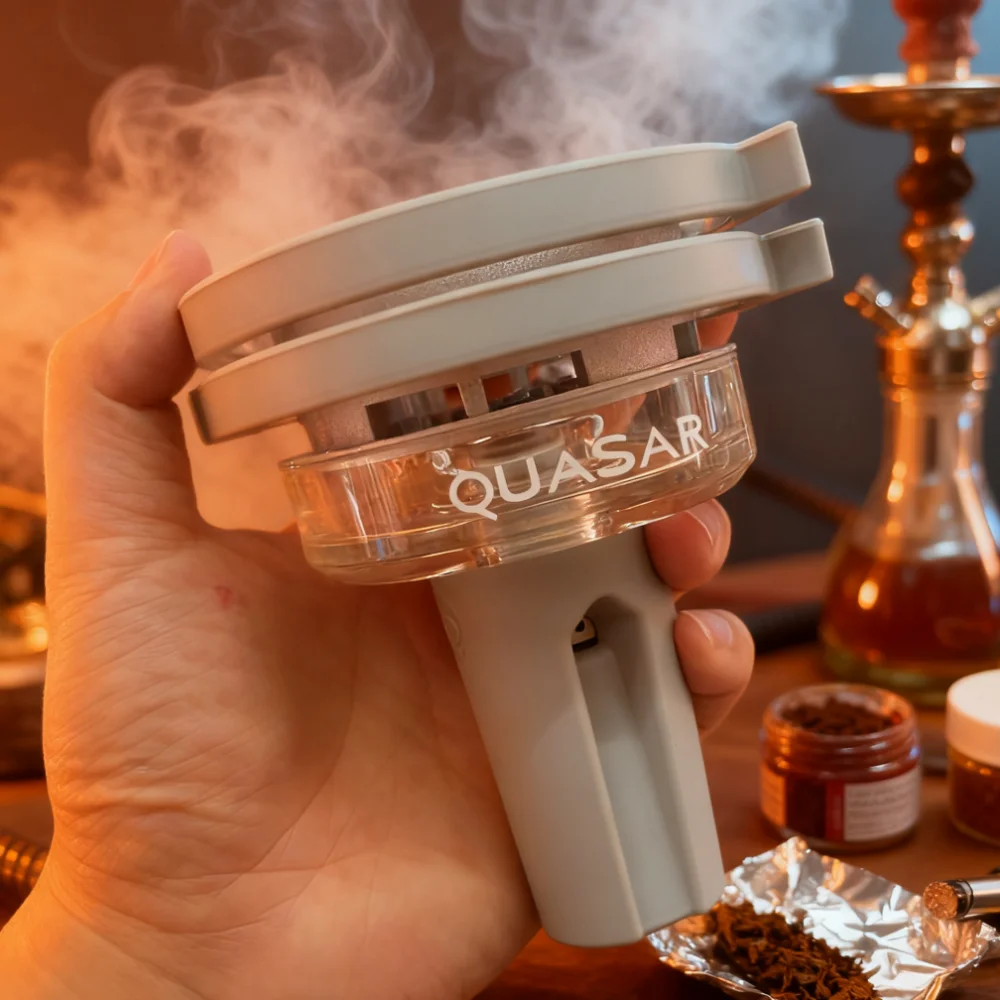 Tigela de narguilé shisha árabe, conjunto de cabeça francesa, suporte de carvão de tabaco com caixa de presente, acessórios para fumar água chicha