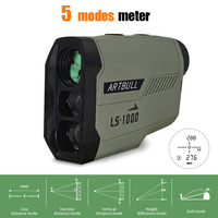 ARTBULL Golf Laser Rangefinder 1000m 650m with Flag-Lock Slope Pin Distance Meter Outdoor for Hunting