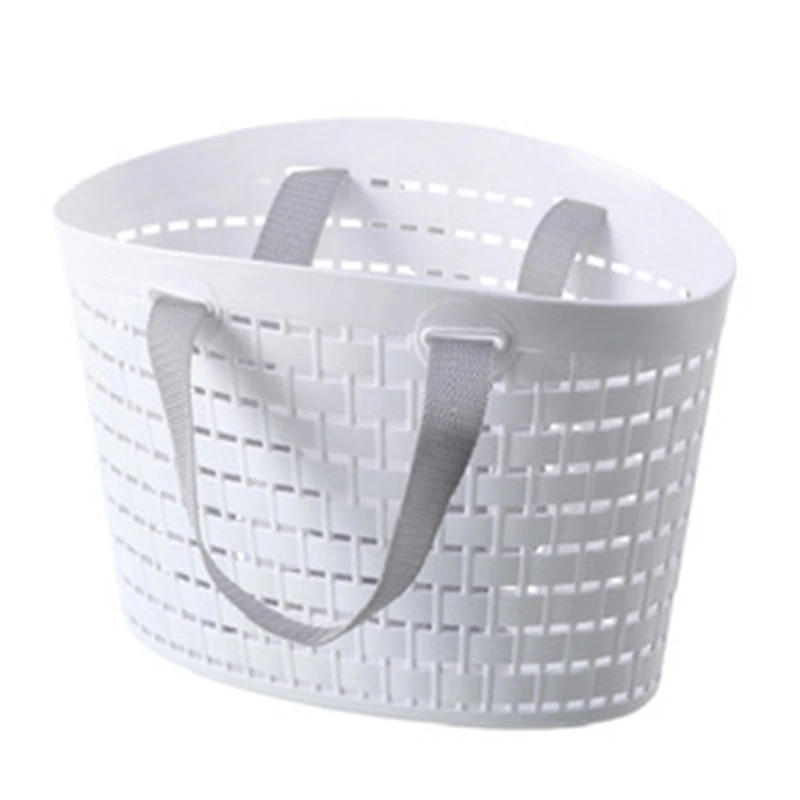 

Multifunctional Shopping Bag Bath Portable Small Bath Basket Household Plastic Snack Storage Box