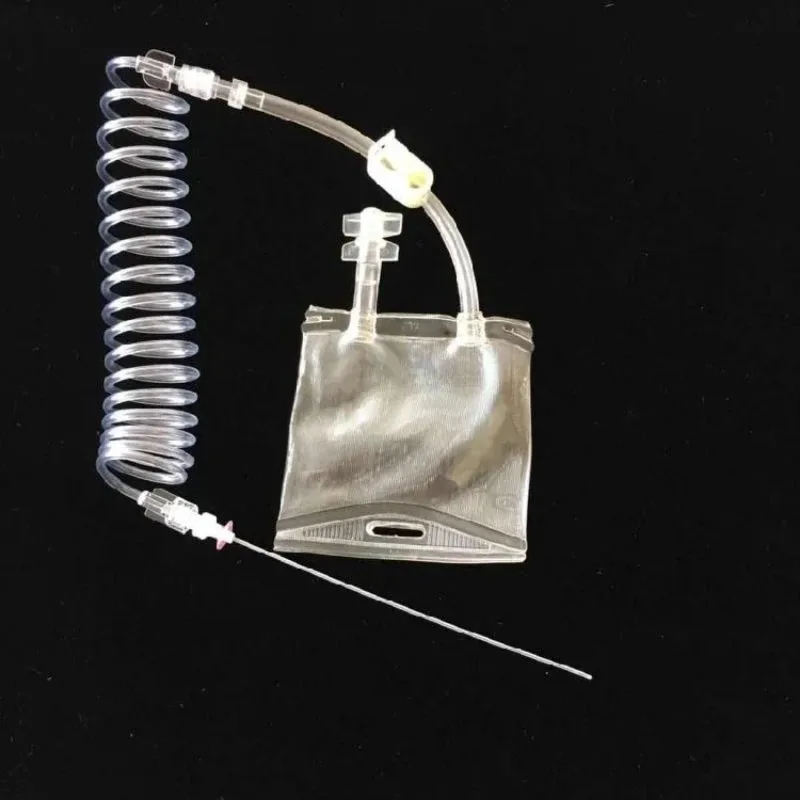 Pet Urine Bag Veterinary Cat  with Spiral Tube Complete Set of 100ml,300ml Does Not Contain Catheter