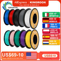 KINGROON HS-PLA Filament 1.75mm High Speed PLA 3d Printer Filament For Bambu All FDM 3D Printer 3D Printing Materials 5/10KG