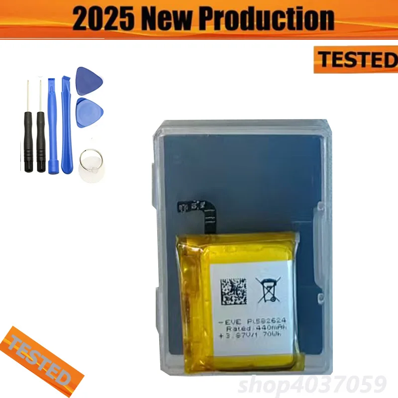 

Новый аккумулятор PL582624 емкостью 440 мАч для Amazfit GTR 3 GTR 3 Pro 3Pro, высококачественный аккумулятор + инструменты