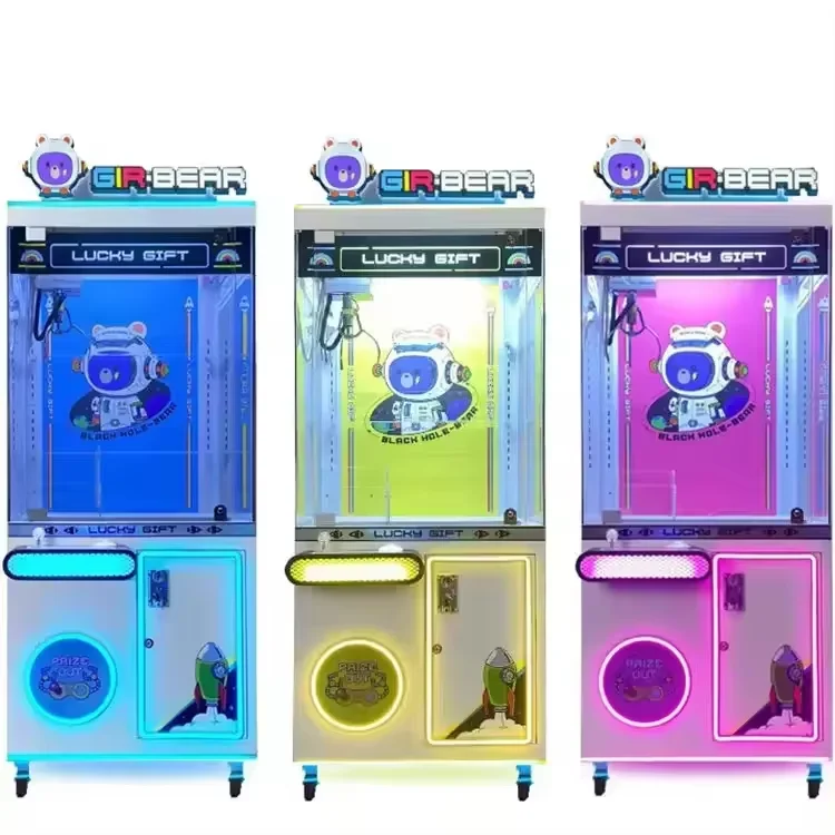 

Custom Mini Arcade Machine Coin-Operated Toy Claw Prize Vending Multiple Colours Made Of Metal Plastic Gift Game & Coin Acceptor
