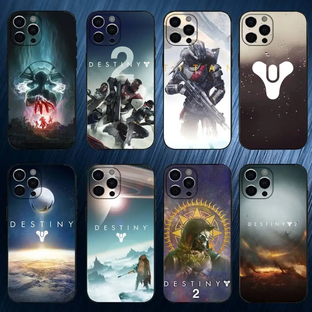 

D-Destiny-ys Game 2 Phone Case For iPhone 17,16,15,14,13,12,11 Plus,Pro Max, Soft Silicone Black Cover