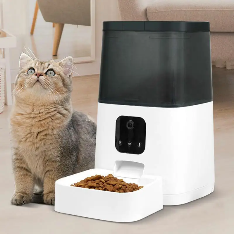 Wholesale Smart Automatic Cat Feeders Pet Feeder With APP Control Automatic Cat Food Dispenser for Dog