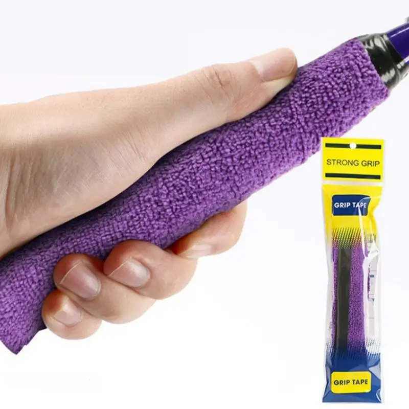 New 1Pcs Anti-slip Sweat-absorbing Tape Thickened Badminton Racket Towel Grips For Racket Fishing Rod Tennis Towel GripsAcc