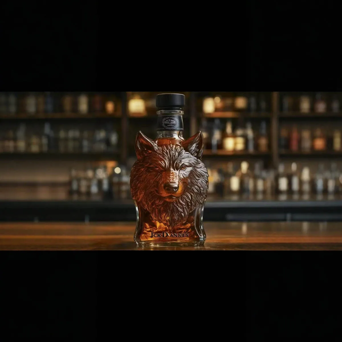 

LYN&GY Whisky Decanter, 125/350ml, Wolf-Head Design, Airtight Lid, Leak-Proof, Crystal Spirits Decanter – A Unique Bar Gift