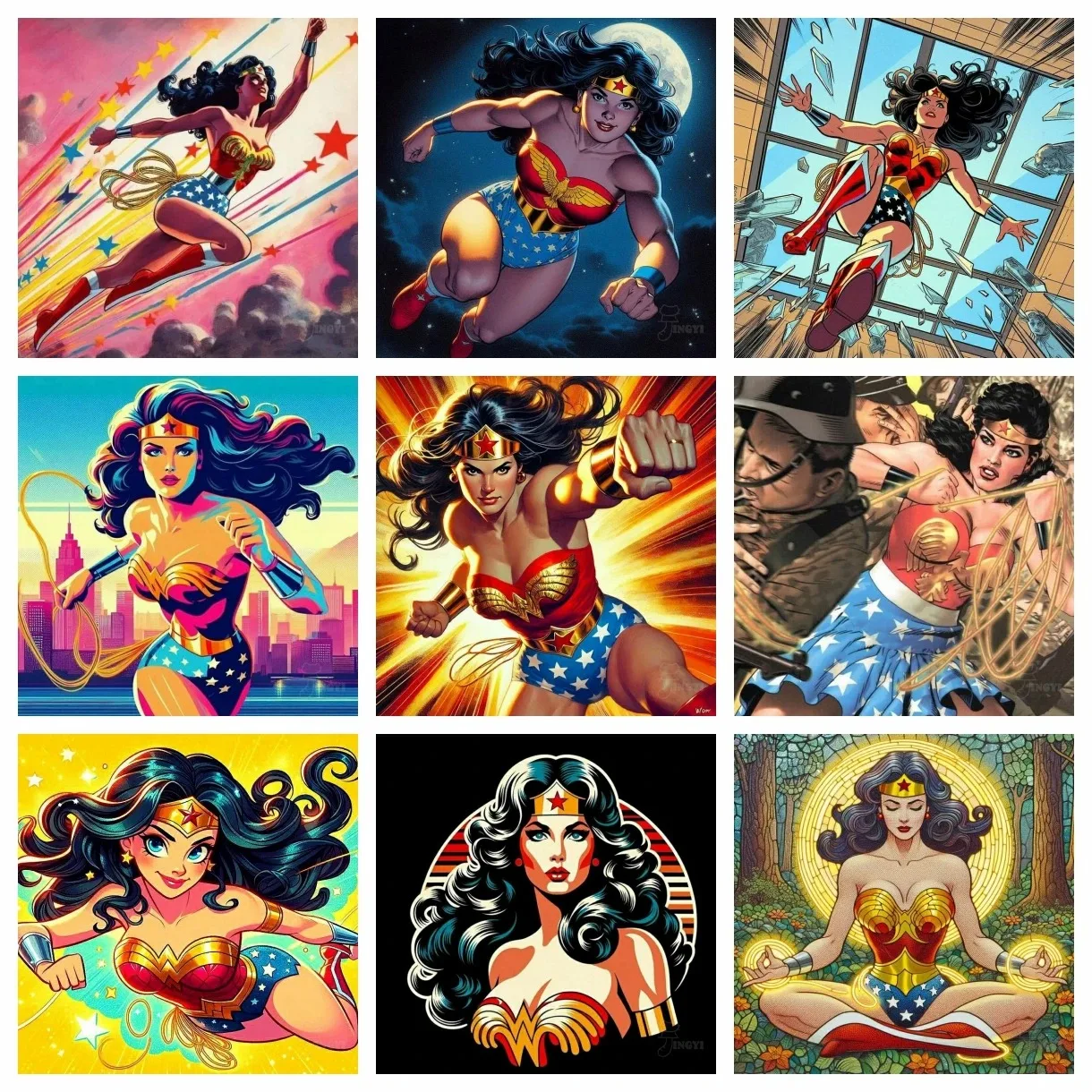 

Пазл для взрослых, 500 деталей, с изображением супергероини Чудо-женщины, бумажный пазл, декоративная картина, упражнение для развития мышления