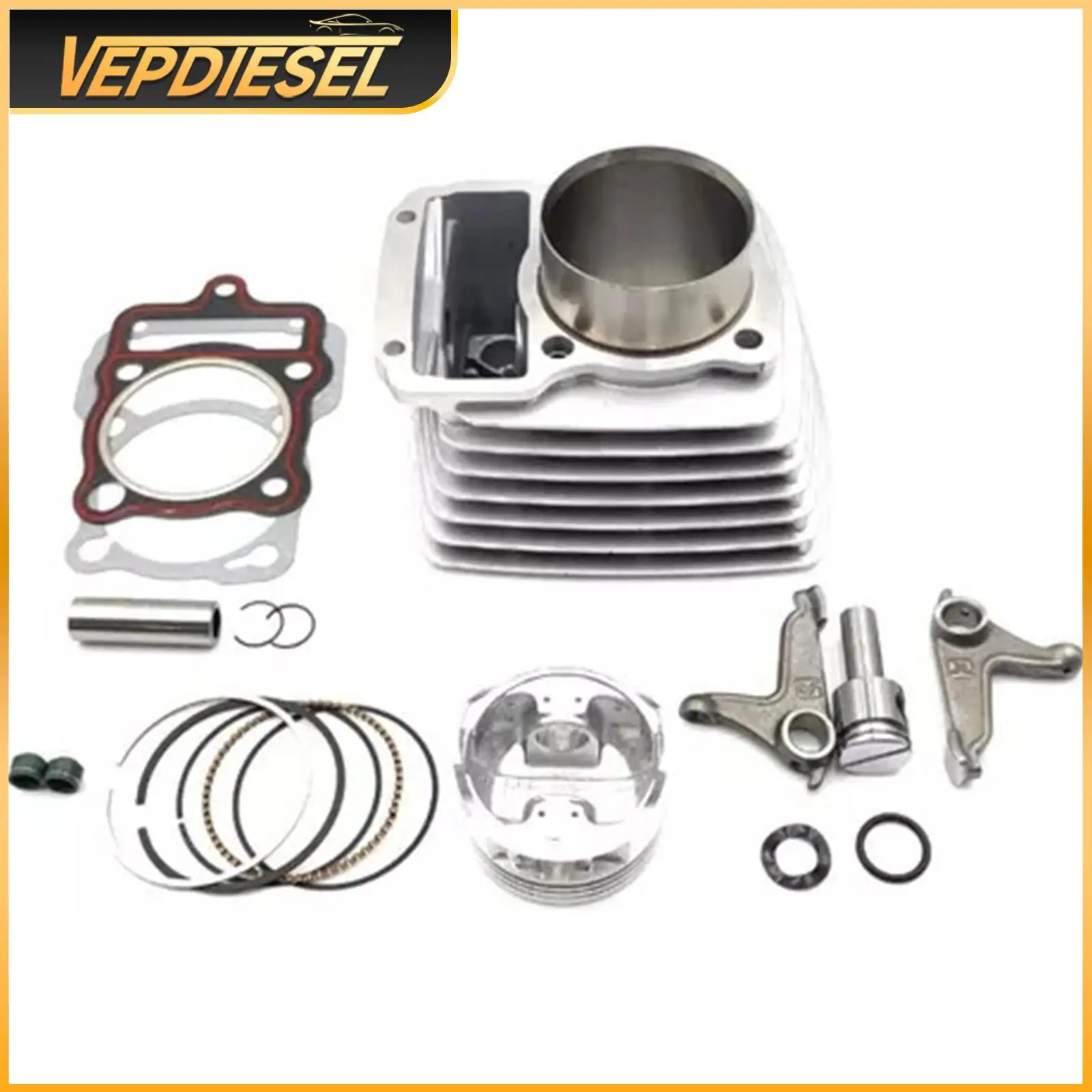 

1 Set Cylinder piston Big Bore Kit For Vento Crossmax 200 Completo Alta Calidad 63.5mm Bore Diameter 15mm Wrist Pin Diameter