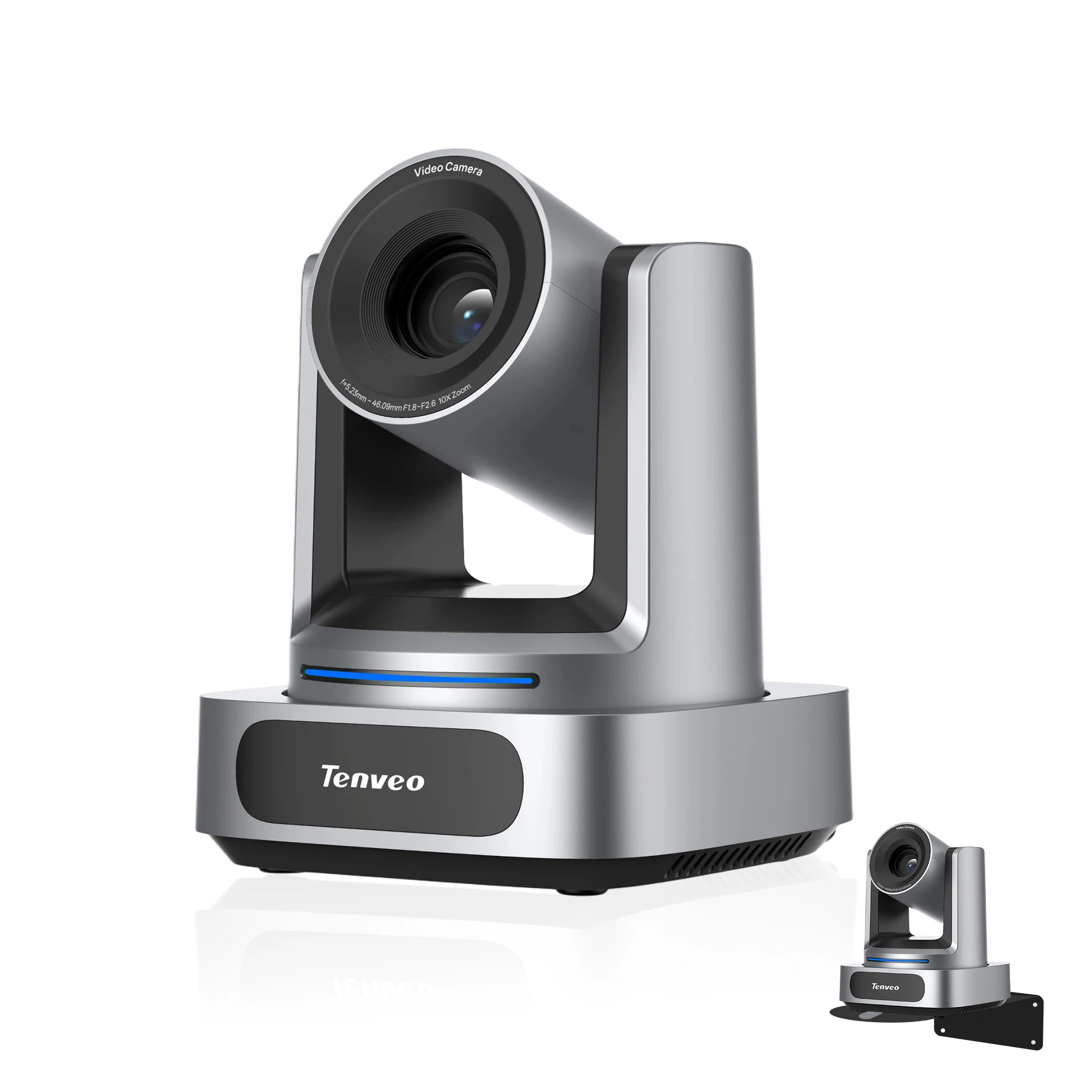 Tenveo 4K 10X Optical Zoom PTZ Conference Camera USB HDMI AI Tracking Live Streaming Camera for Small Room