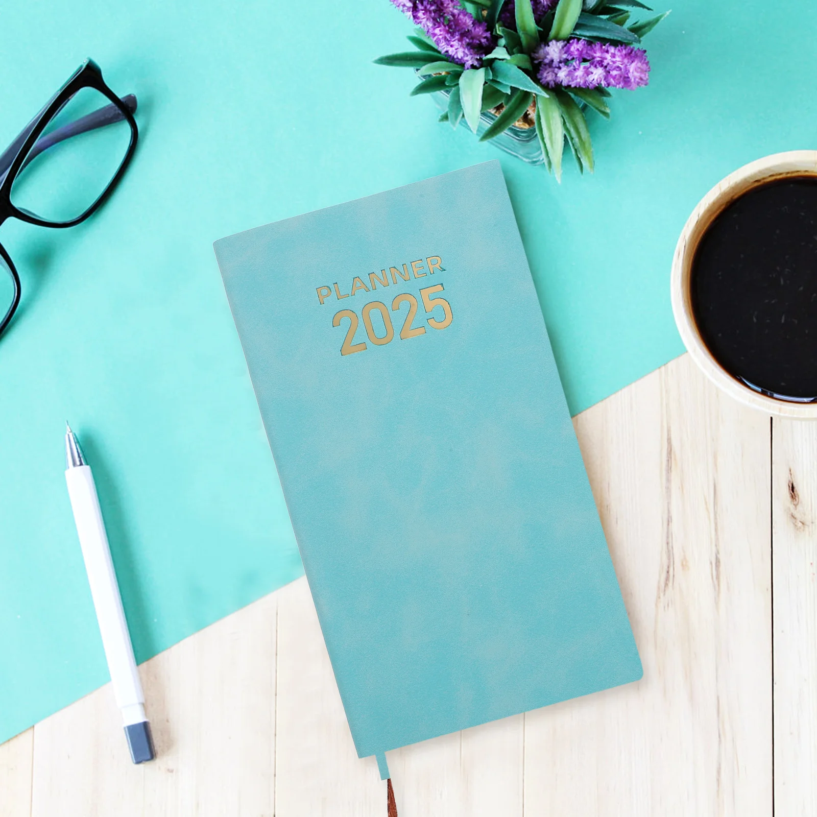 Schedule Notebook Planner Organizer Portable Academic Journal Daily Notepad Wear-resistant