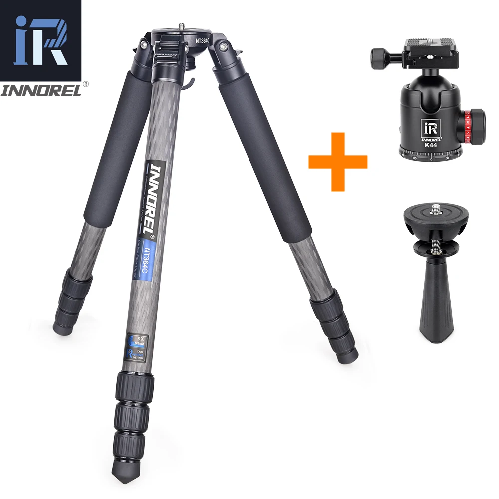 NT364C Professionele Carbon Kom Statief Voor Dslr Camera Video Camcorder Zware 25Kg Max Belasting Birdwatching Camera Stand