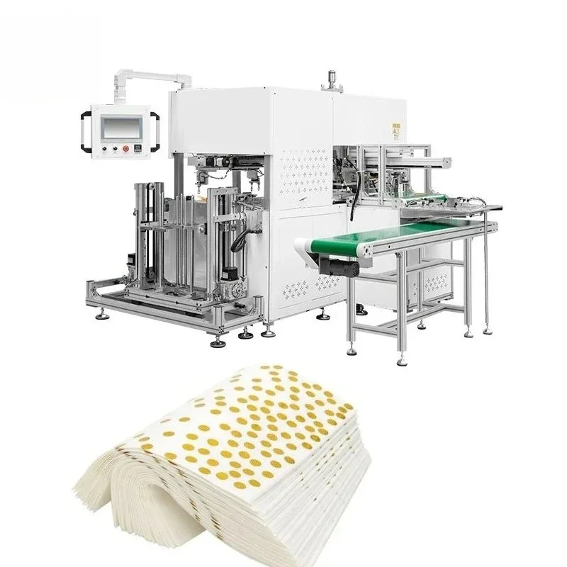 Napkin Foil Printer Automatic Servo Gold Stamping Hine Toilet Paper Hot Foil Stamping Hine