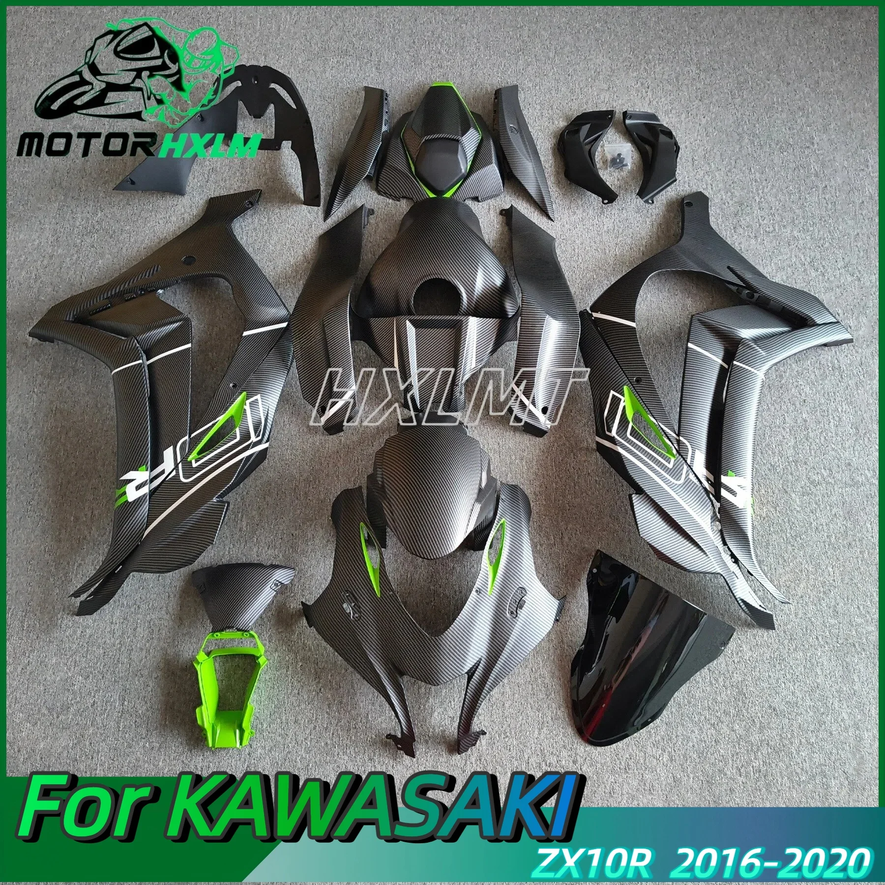 New ABS Whole Motorcycle Fairing Kit Fit for Kawasaki Ninja ZX-10R ZX10R ZX-10 2016 2017 2018 2019 2020 Bodywork Set Custom