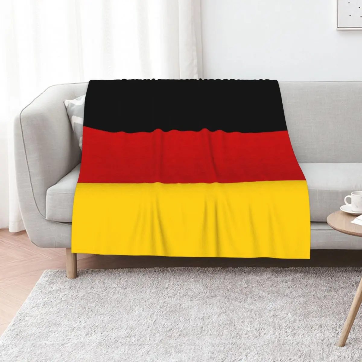 German Flag of Germany Throw Blanket Luxury Fashion Sofas Custom Blankets For Baby For Sofa Thin Blankets