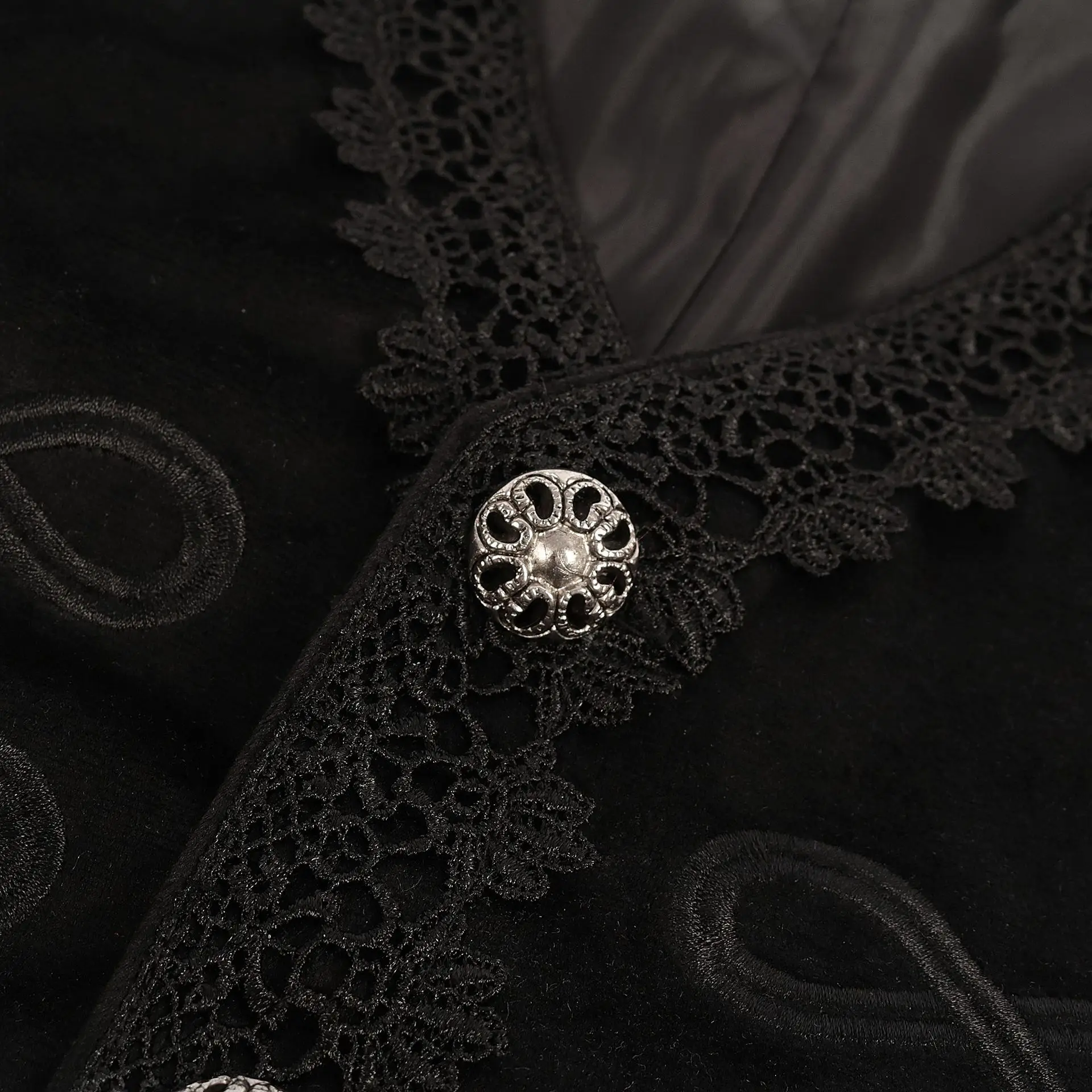 Gilet rétro médiéval pour hommes, veste brodée, noir, Vintage, Costume décontracté, fête d'halloween, manteau court Renaissance, nouvelle collection