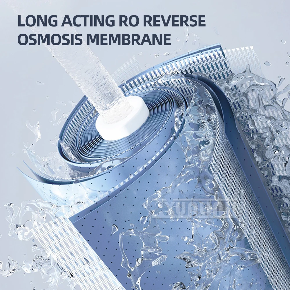 

Household Direct Drinking Water Purifier Six Stage Filtration High-flow Water Filter RO Reverse Osmosis Tap Filtre Eau