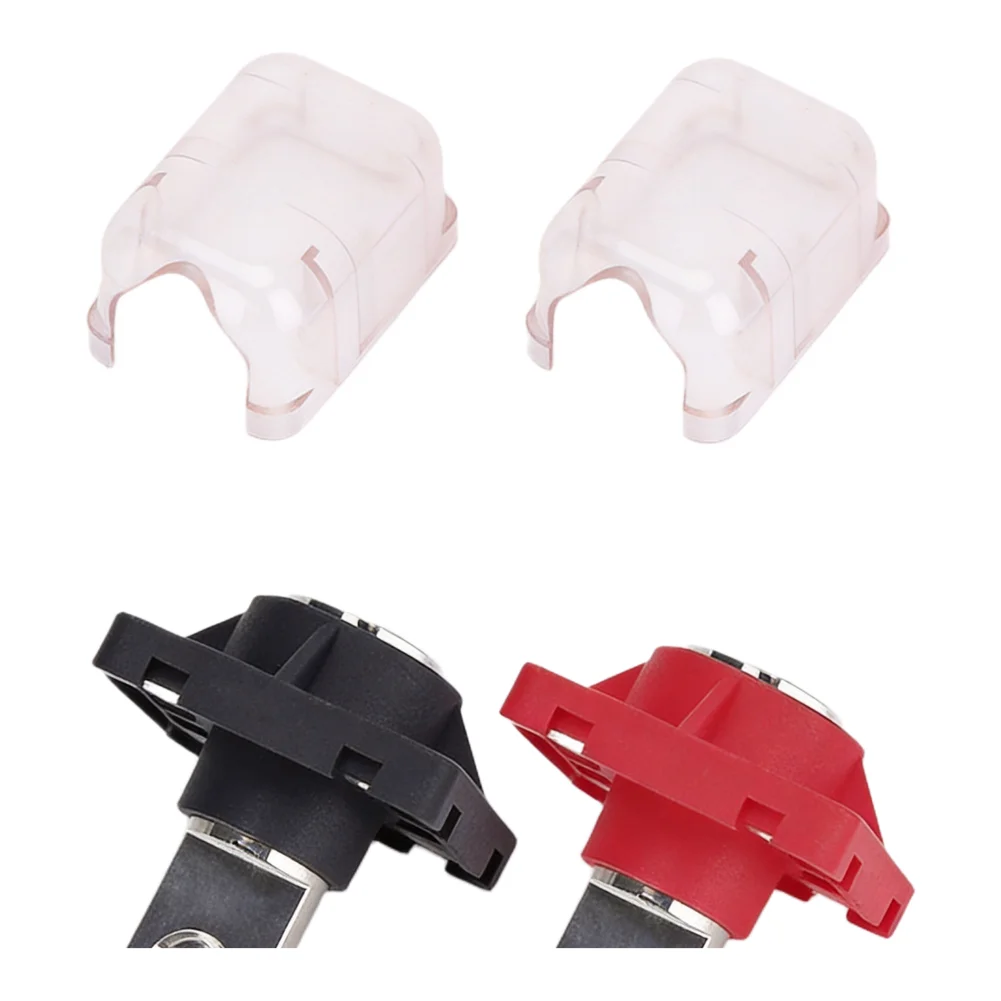 23*23 mm Lithium Battery Terminal Snap-on Guard Crimp Screws Dust Guard Easily Replaceable Hassle-free Maintenance