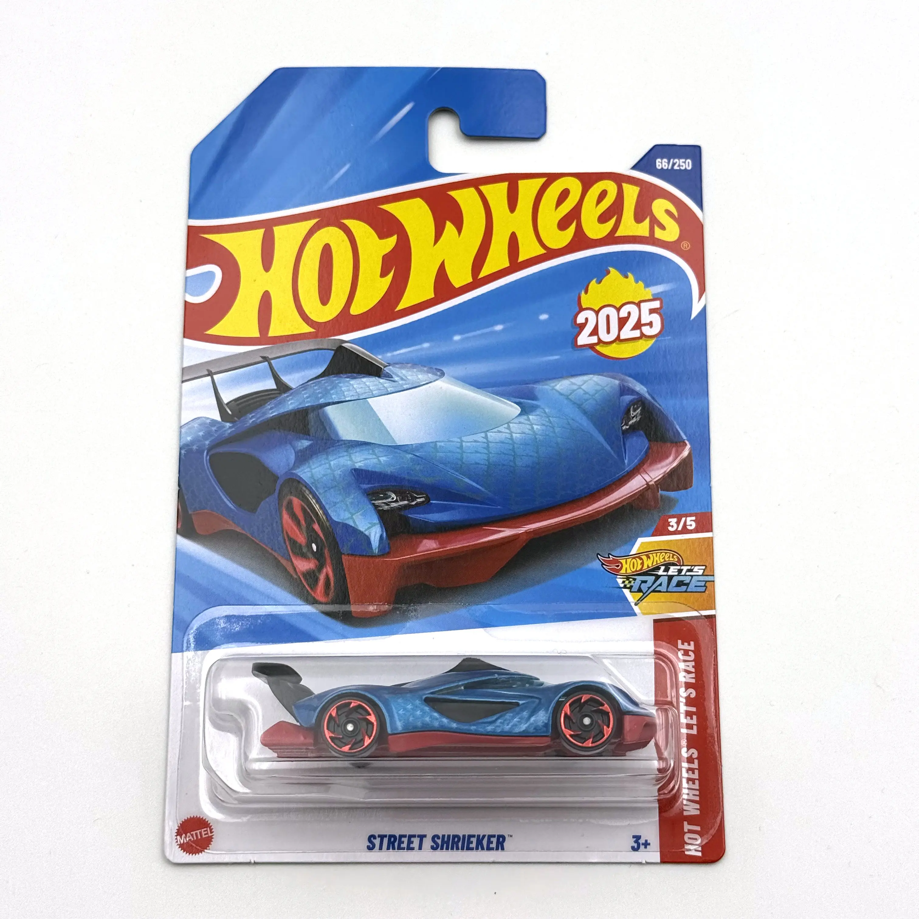 

Hot Wheels Cars 2025Q Street Shrieker 1/64 Металлическая литая модель игрушечного транспортного средства