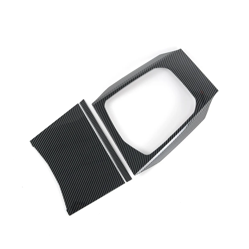 Carbon Fiber Color Center Console Gear Shift Frame Decoration Cover Trim For BMW 3 Series G20 2020-2022 LHD Interior Accessories