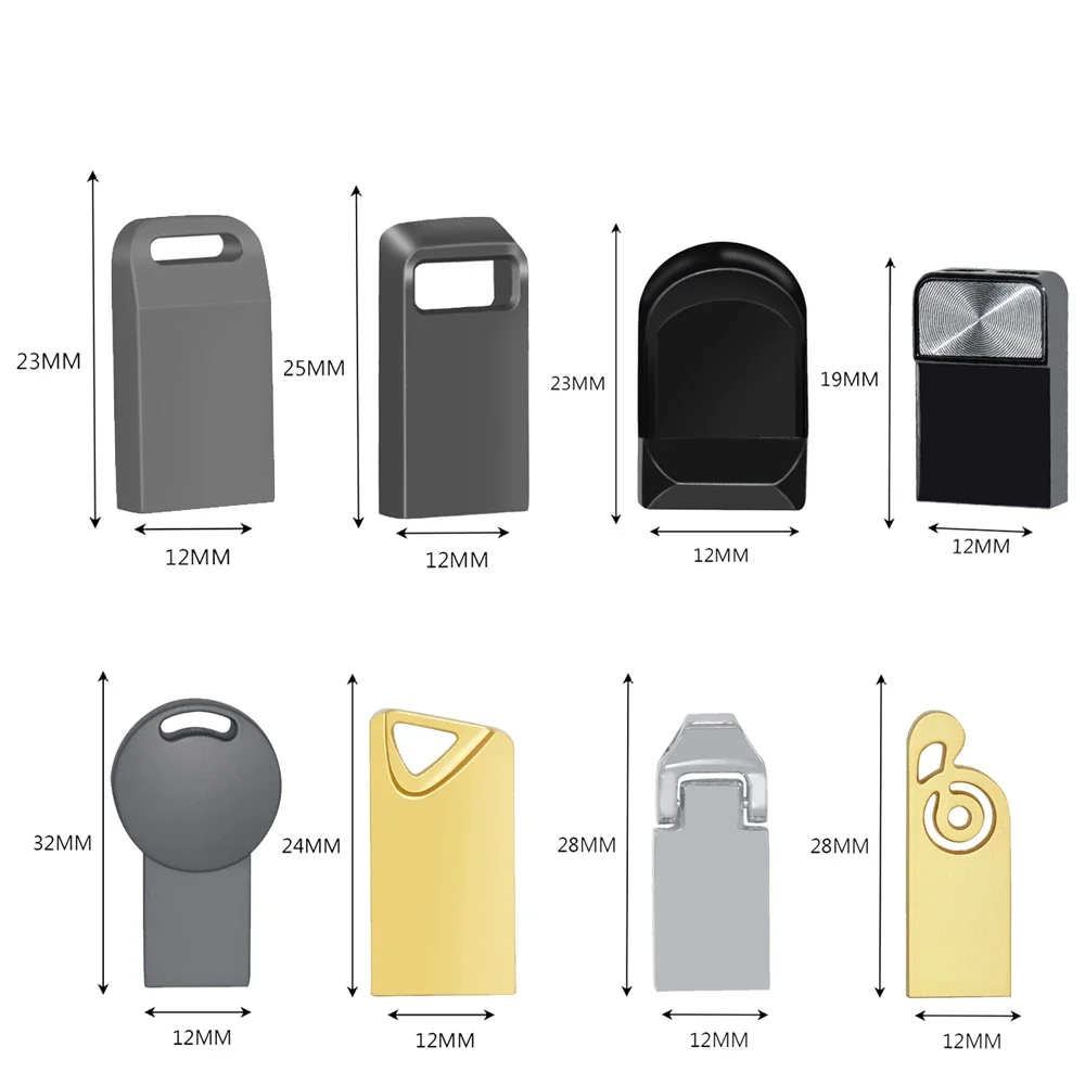 10ชิ้น/ล็อต Usb Flash Drive 64GB 32GB16GB 8GB 4GB ไดรฟ์ปากกา Pendrive โลหะ U Disk Memoria Cel usb Stick ของขวัญฟรีโลโก้ภาพยนตร์ชีวิต