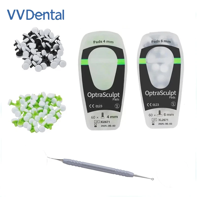 Dental Composite Kit Light Cure Resin Filling Dentistry Materials Foam Pad Teeth Whitening Optrasculpt Molding Tools