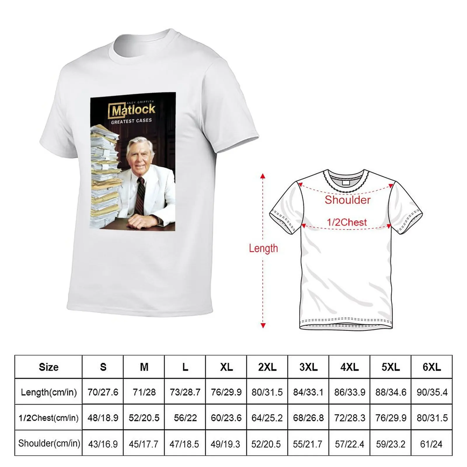 Andy Griffith Ben Matlock Greatest Cases T-Shirt Outdoor Activity Sports T-Shirt