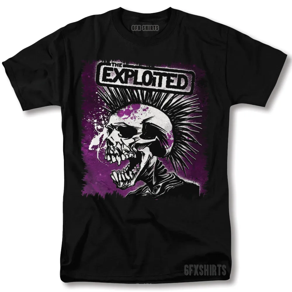 Camiseta gráfica The Exploited Punk Rock Merch Concert Tour Vntg