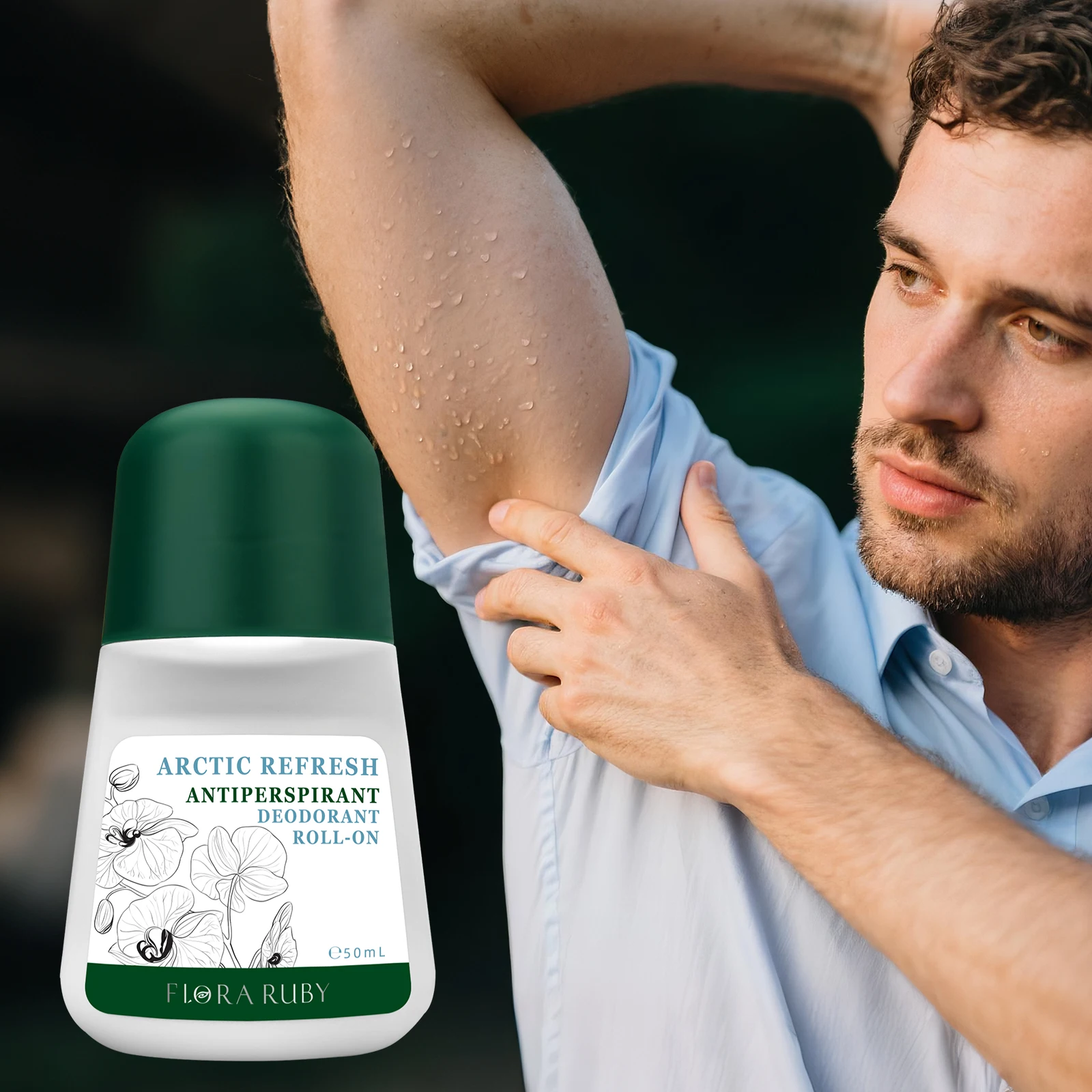

Deodorant for Men Roll-on Bottle Reduce Sweating Odor Remover Underarm Body Deodorant Stick Fast Dry Lasting Portable Refresh ﻿