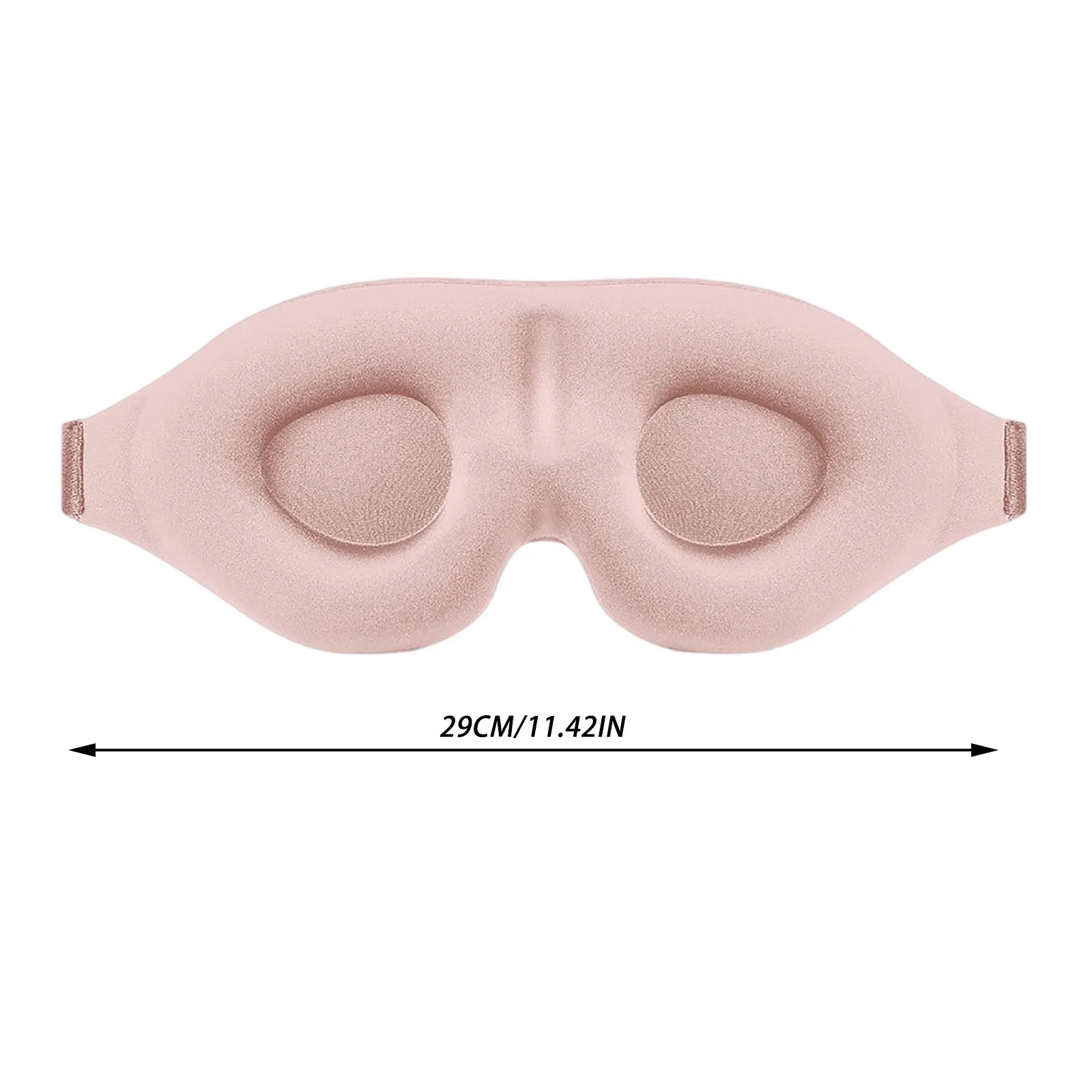 قناع عين ثلاثي الأبعاد - قناع نوم قابل للتعديل للرجال والنساء، خالي من الضغط على العينين، قناع عين للنوم قابل للتنفس والخفيف
