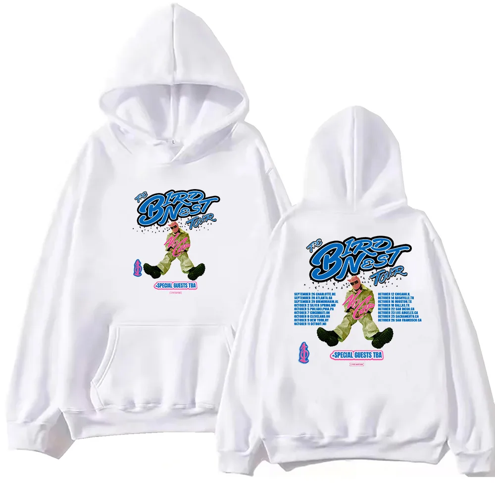 NoCap Announces The Birdnest Tour Hoodie Unisex Harajuku Pullover Tops Long Sleeve Hoodies  Muisc Tour Fans Gift