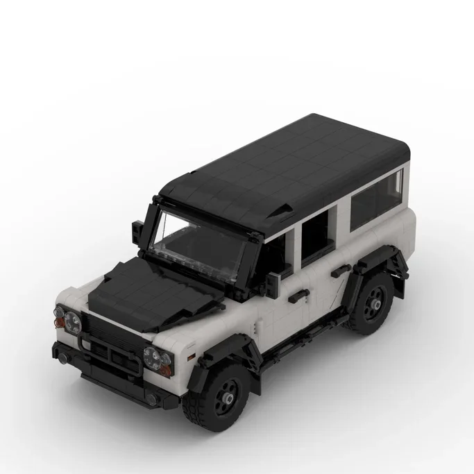 Champion Speed Car Moc อาคารอิฐรถรุ่น Defender สีขาวเทคโนโลยียานพาหนะ Modular Blocks Construstion ของเล่น DIY Assembly