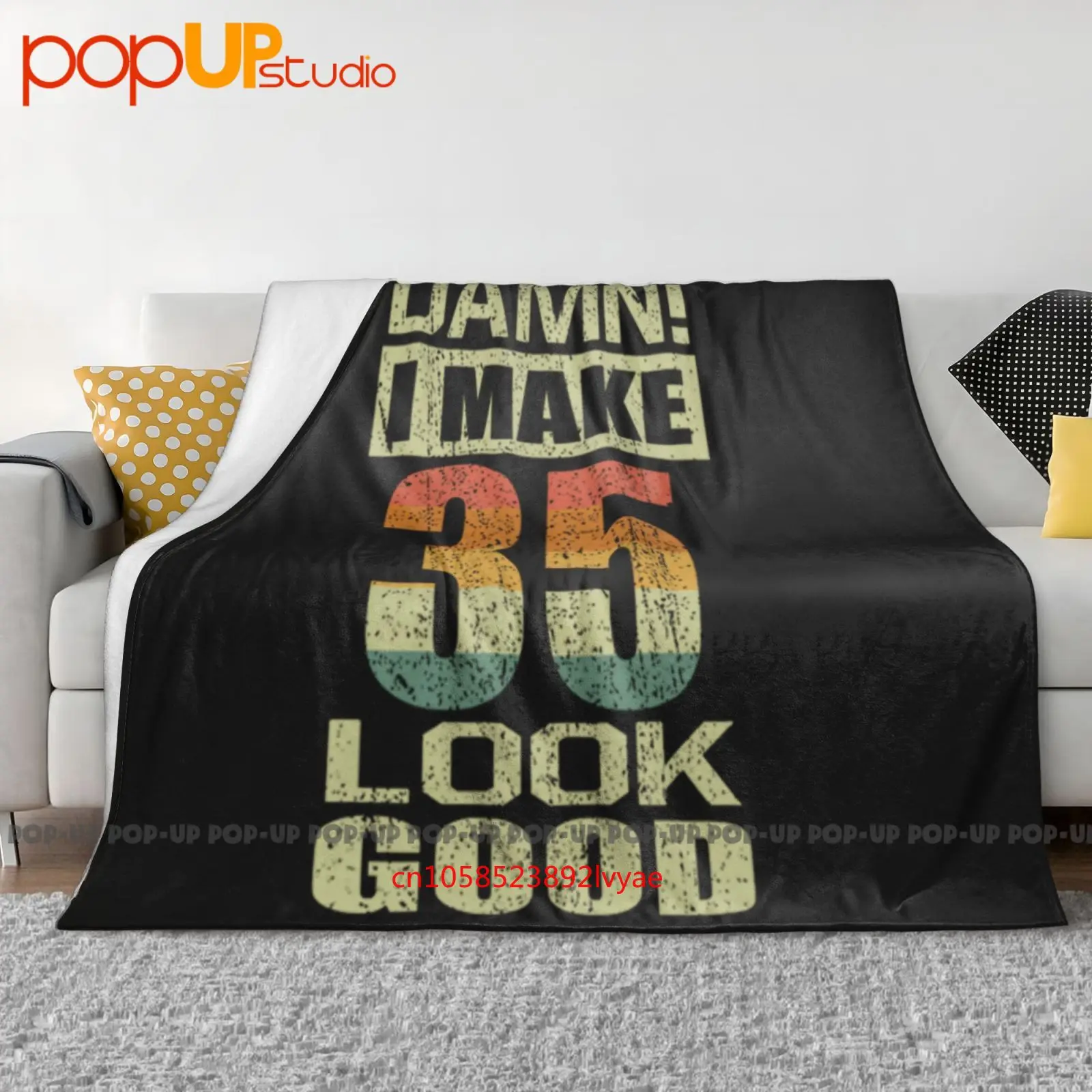 

Damn Make 35 Look Good Funny 35Th Birthday Gift Ultra-Soft Blanket Quilt Winter Sofa Cover Bed Covers