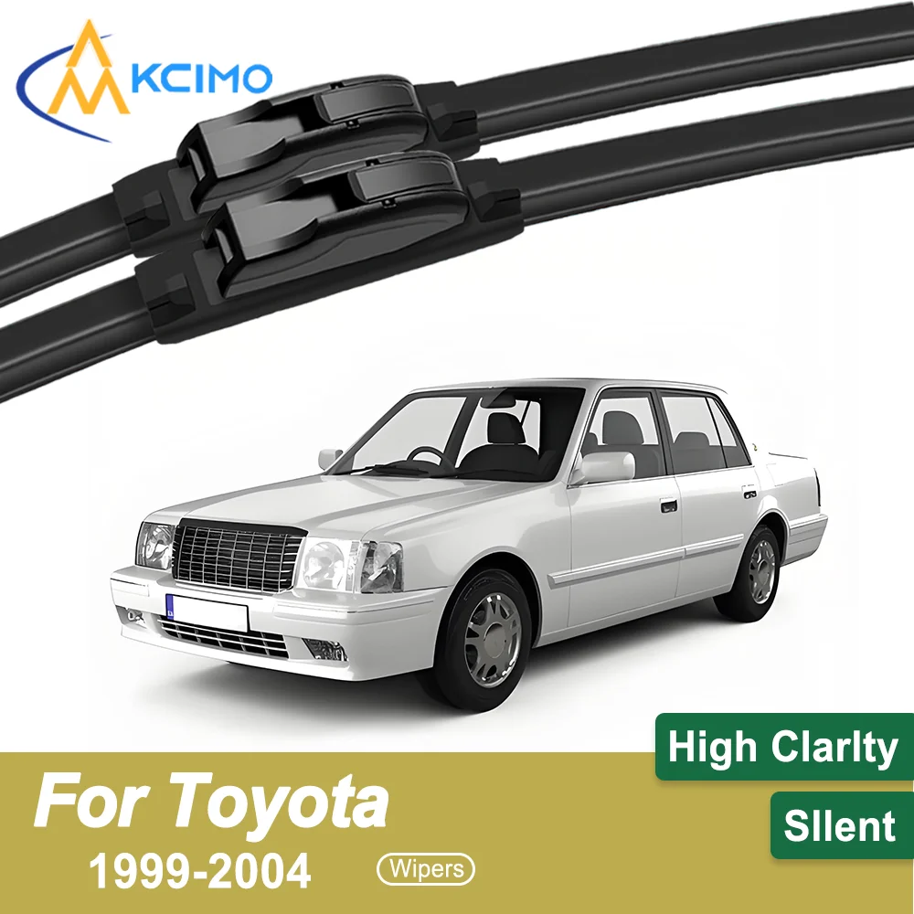 

2-Pack Superior Wiper Blades for Toyota Crown Majesta S170 1999-2004 All-Season Durable Quiet Wiping Uninterrupted Visibility