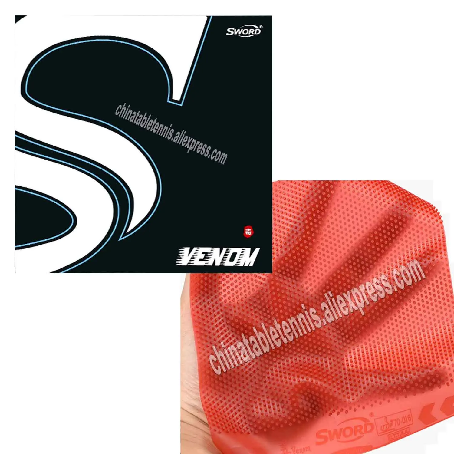 

Меч VENOM Long Pimples out Накладка для настольного тенниса для ракетки для пинг-понга