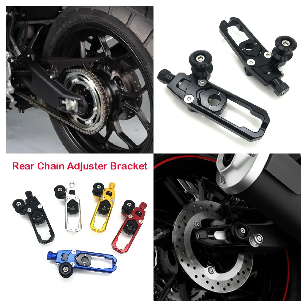 

Fit for Yamaha MT15 MT-15 ABS XSR155 2019-2024 Motorcycle Chain Adjuster Rear Axle Spindle Swingarm Spools Bracket
