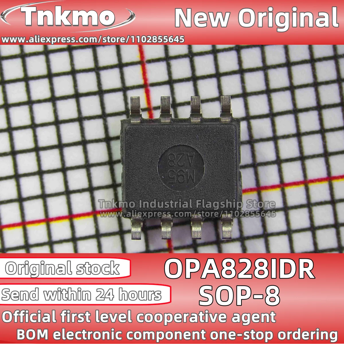 1PCS/LOT OPA828IDR OPA828ID OPA828 SOP-8 FET input operational amplifier chip 100% New Original Spot Stock