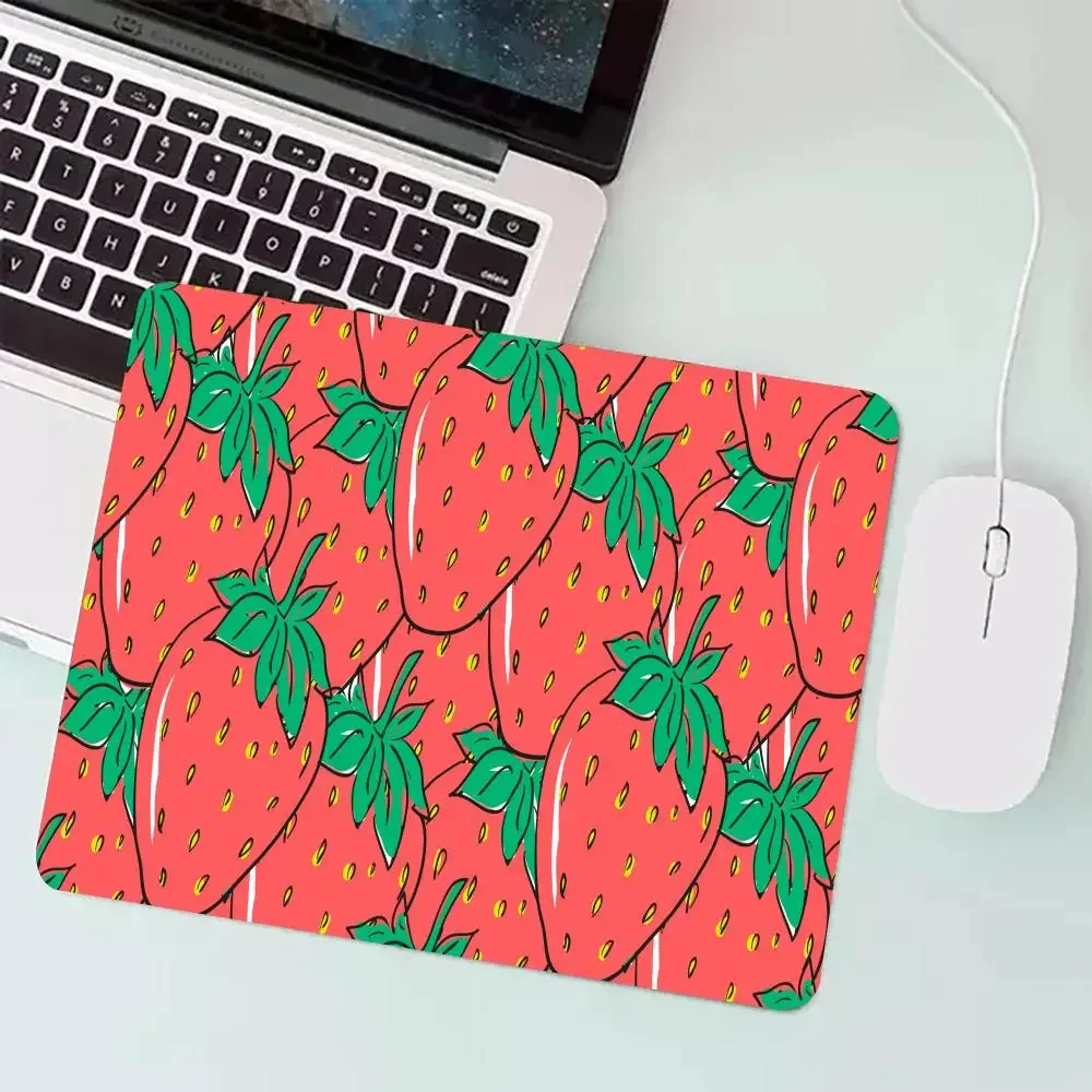 Rubber Fresh Fruit Mousepad Small Office Computer Desk Mat Table Keyboard Small Mouse Pad Laptop Cushion Non-slip Deskpad