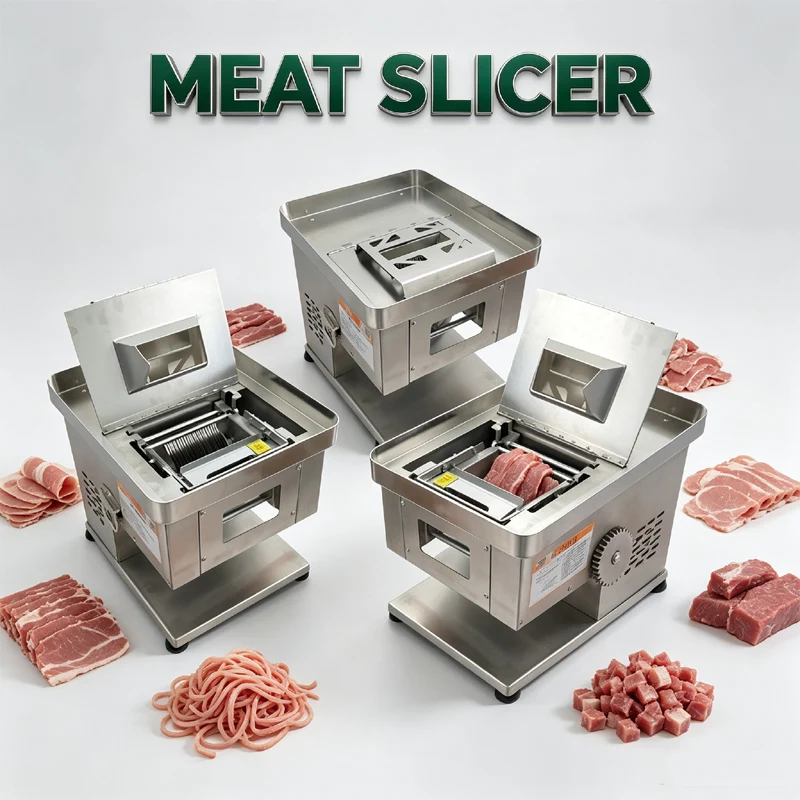 Multi-function Meat Slicer For Pork Beef Mutton Chicken Breast Meat Cutting Machine Commercial Slicing Shredding Dicing Machine