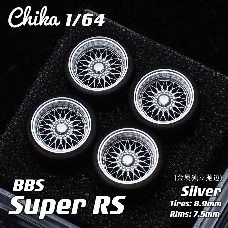 1/64 Chika Rs 8.9Mm Oro Seconda Modifica Postura Statica Mozzo Ruota Modello Bambino Modifica Auto Giocattolo