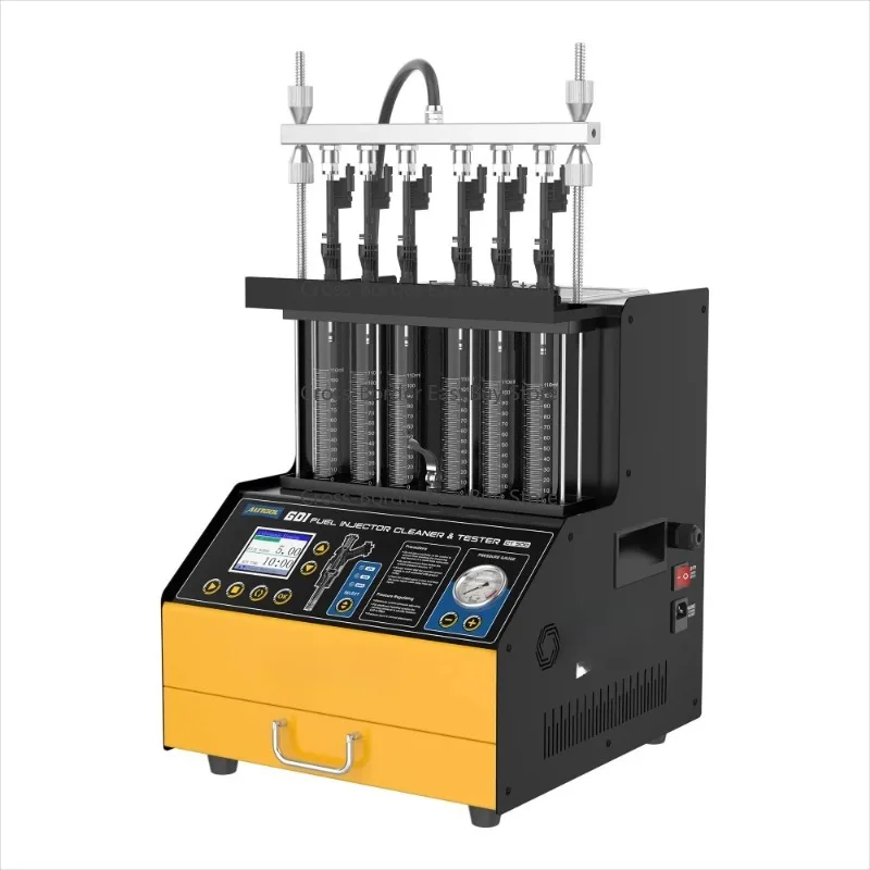 CT500 GDI 6 Cylinder Ultrasonic Injector Cleaner And Tester OEM Autoo Factory Updated with LCD Screen Spray Tester for Automotiv